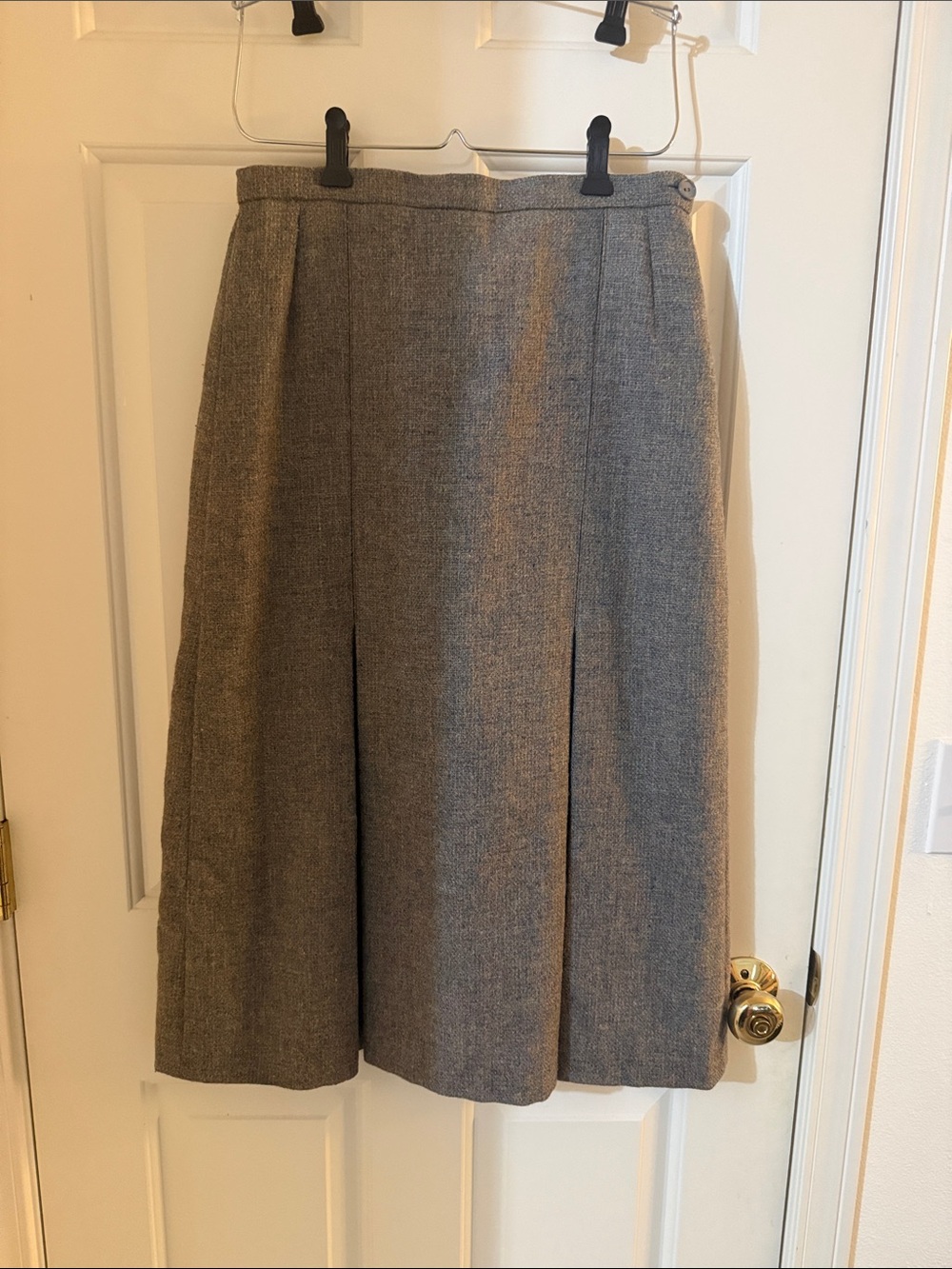 L.L. Bean Gray wool Skirt